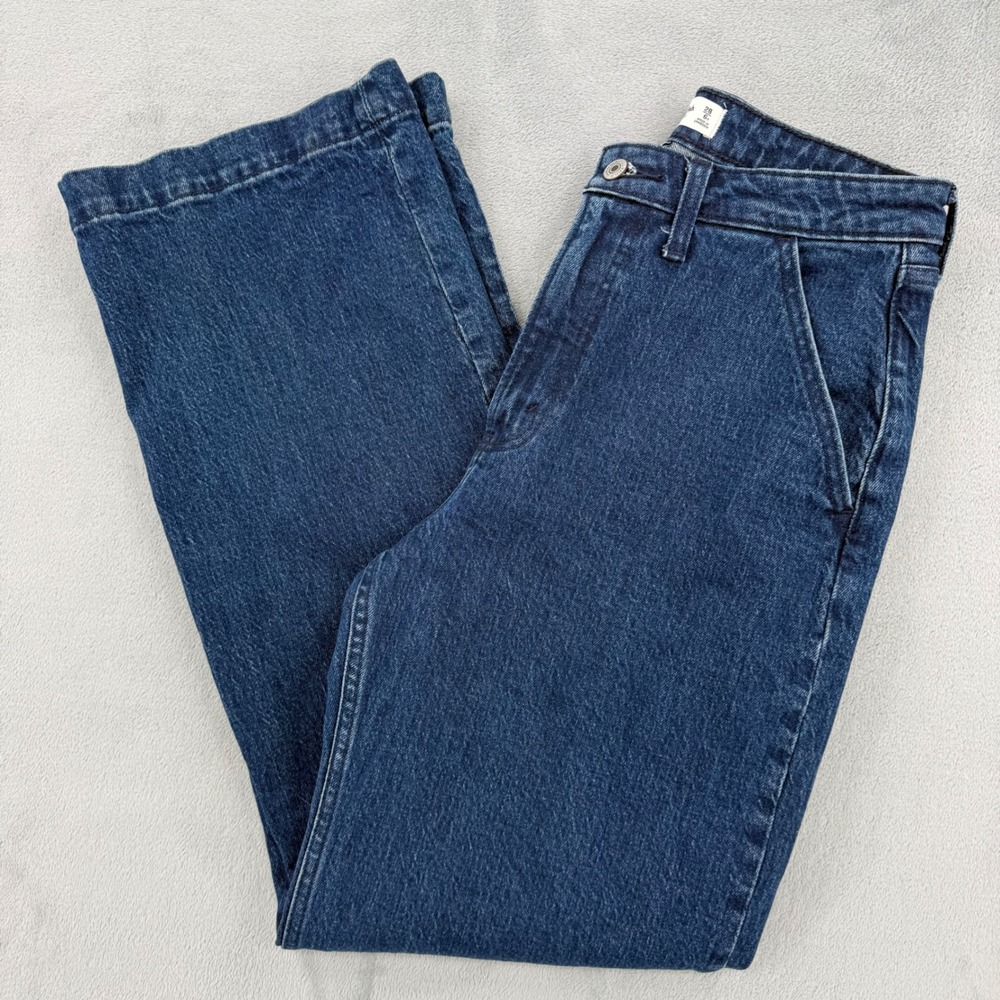 Abercrombie & Fitch High-Rise Dark Blue Jeans